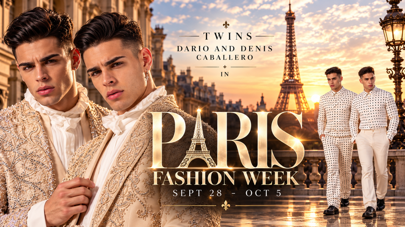Dario and Denis Caballero Bring Talent, Humility and Brotherly Presence to Paris Fashion Week