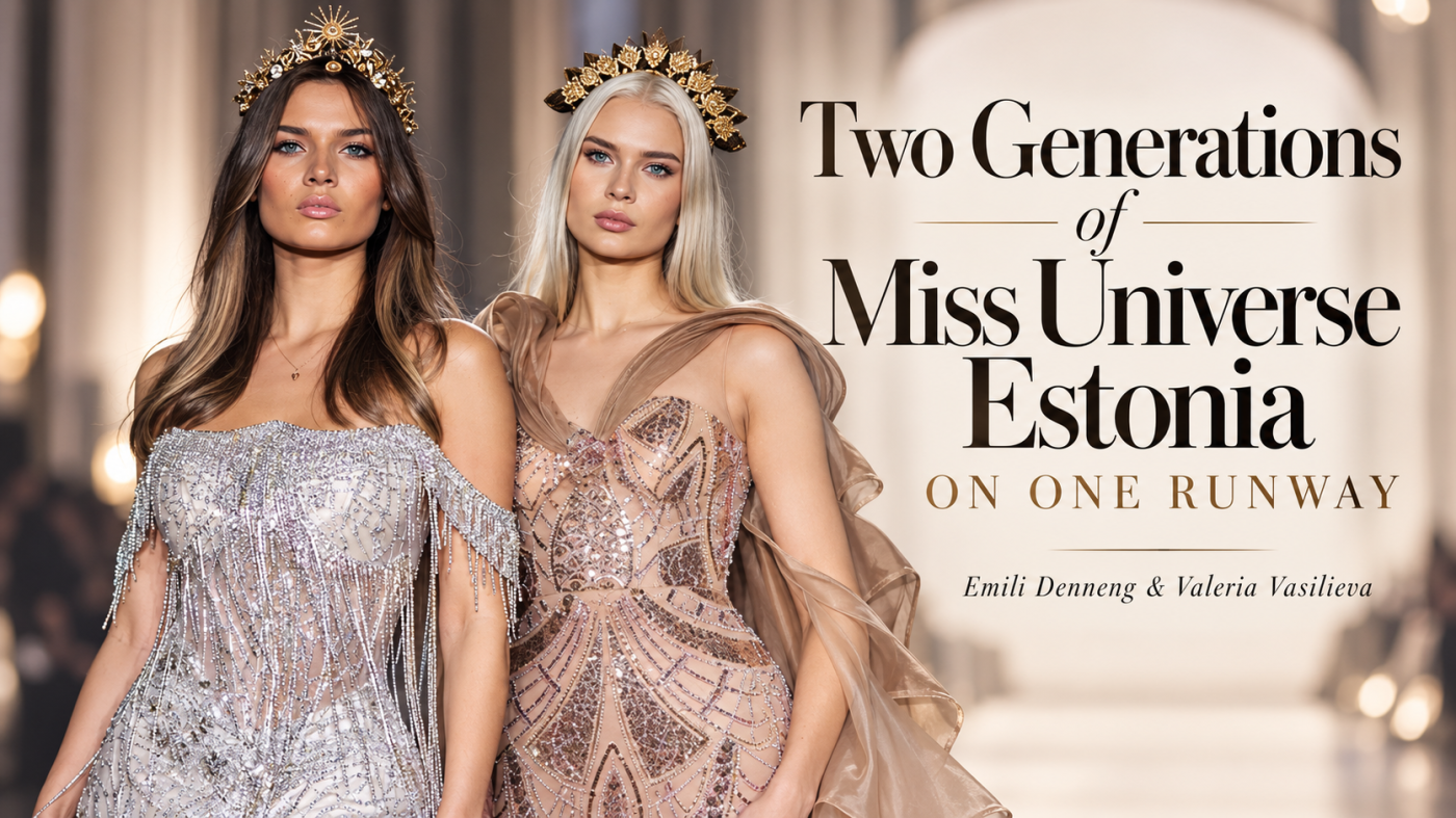 Emili Denneng and Valeria Vasilieva Bring Estonian Elegance to the Experience Paris Fashion Show 2026